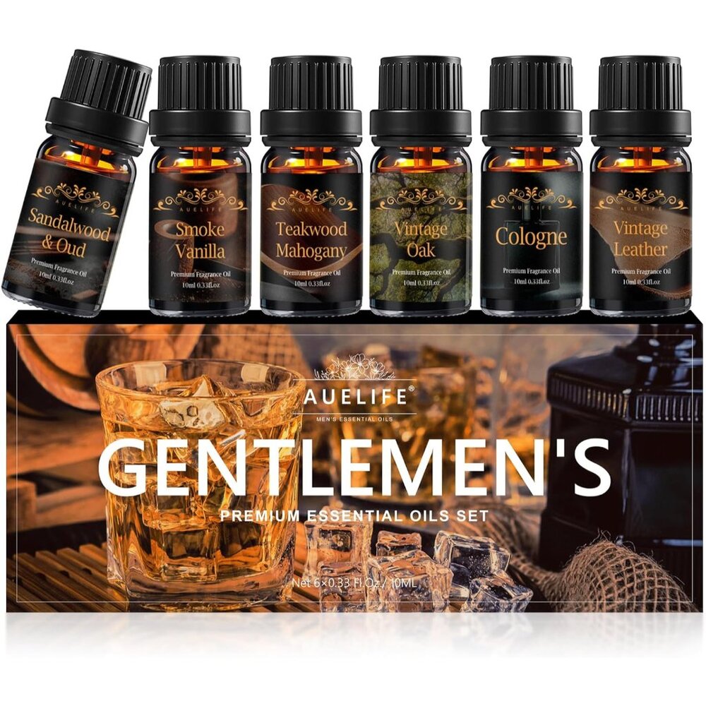 Men Essential Oils Set For Diffuser, Valentine's … - image 1